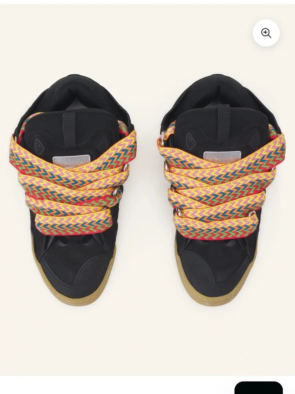 LANVIN CURB SNEAKERS IN LEATHER